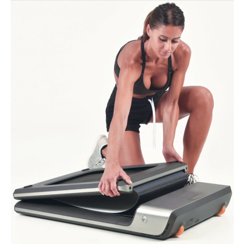 Беговая дорожка  Toorx Treadmill WalkingPad with Mirage Display Mineral Grey (WP-G) - фото №3